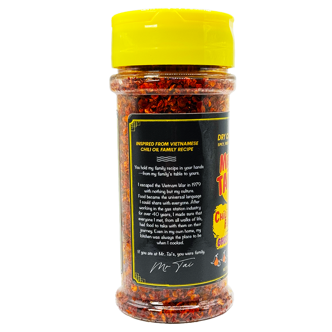 2pk - SPICY & GHOST PEPPER - Chili Garlic Flakes - 200g (8oz)